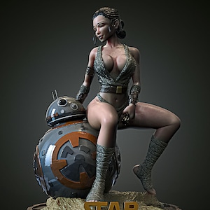 Jedi Protector Pin Up Sw figure statue | 1/8