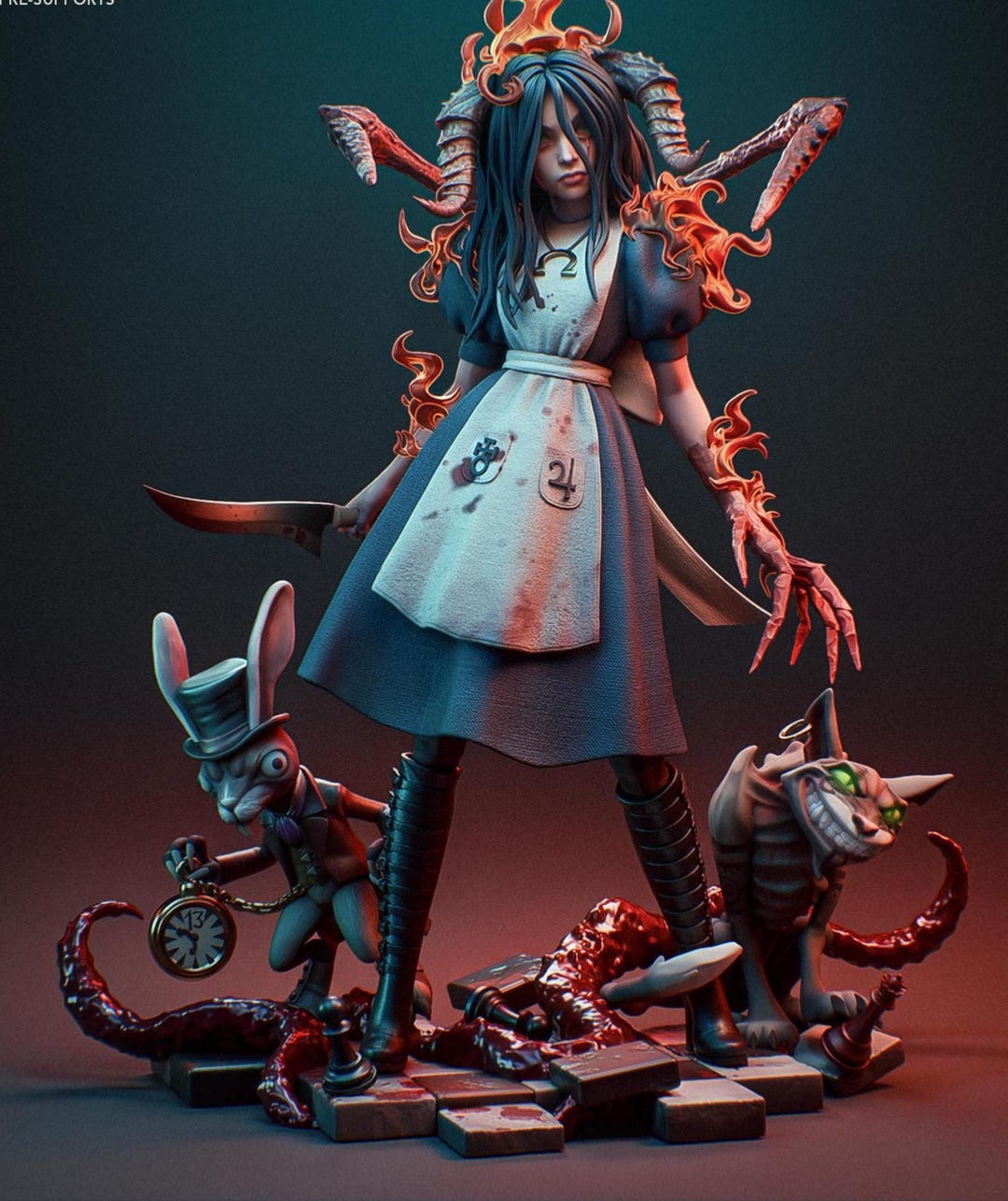 Custom Figurine of Twisted Wonderland Girl – 1/6 Scale Resin