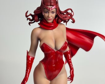 Scarlet Mage figuurstandbeeld 1/6, handgeschilderd