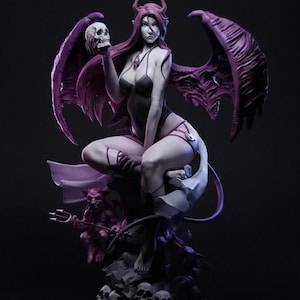 Succubus female demon custom statue 35cm