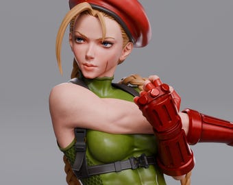 Hand Painted Military cammy Fighter Figurine - Warrior Statue 1/6