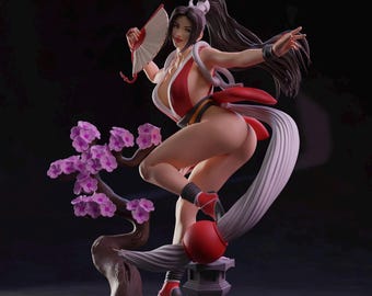 Bemalte Custom Figur – Fächertanz Kriegergöttin • Statue im Maßstab 1:6