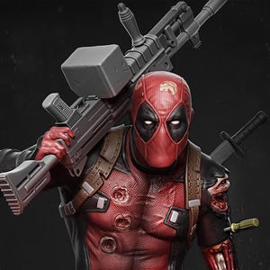 Crimson Masked Hero statue figure 1/6