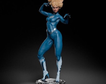 Invisible Girl  figurine hand painted 1/6