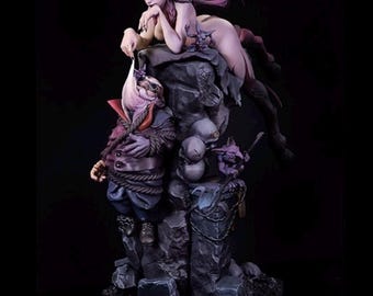 Figura de Reina Demonio Súcubo – Estatua de criatura gótica de fantasía oscura a escala 1:6