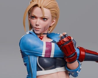 Elite Cammy fighter Custom Figurine | Collectible Statue | 1/6