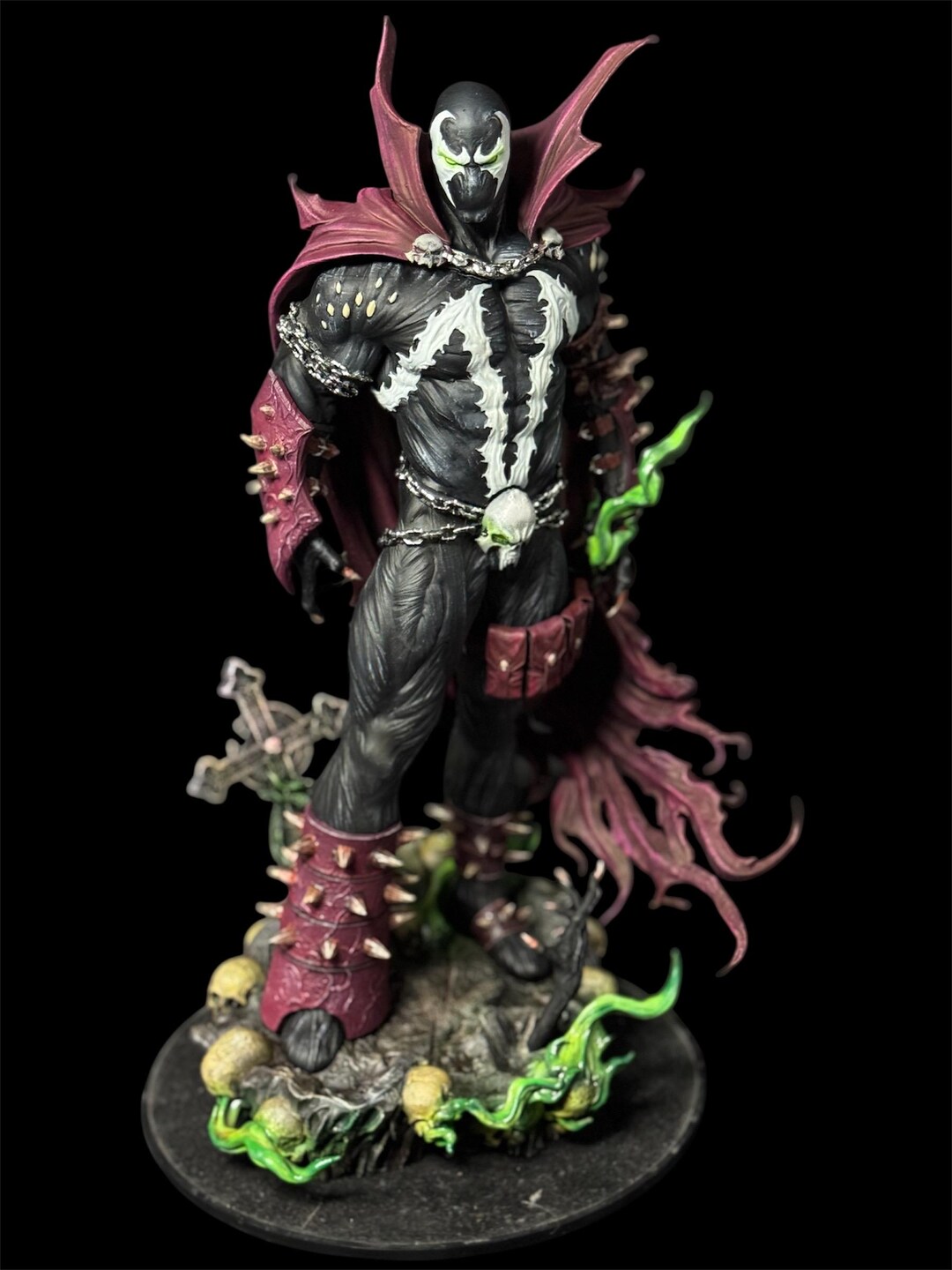 Knight Custom Figure Shadow Knight Custom Figure Statue | Anti-heroic Superhero - Etsy