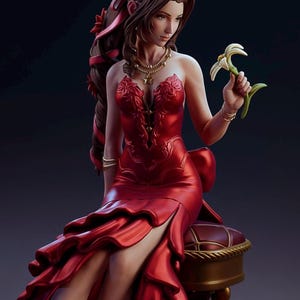 aerith cosplay red dress It's been years, but I'm still obsessed with Aerith in this dress Aerith Red Dress Version ~ #cosplay #finalfantasy