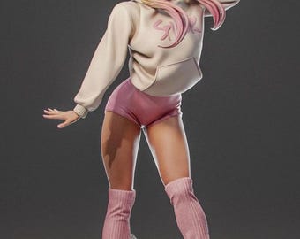 Stacy figuur van Spider's Muse 1:6 op maat handgeschilderd
