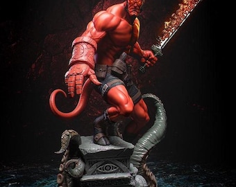 Hell boy Protector custom statue figure 45cm hand painted