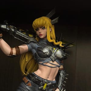 Fantasy Zauberer Figur - Handbemalte Magier Statue 1/6