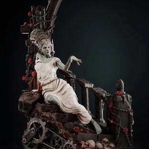 Bride of the Monster Statue: Custom Fantasy Figure (1/6 Scale)