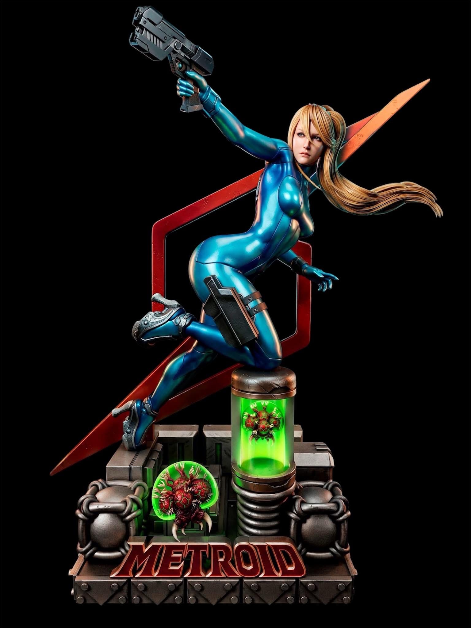 Samus Zero Suit Figure - Etsy Samus Zero Suit Figure - Etsy