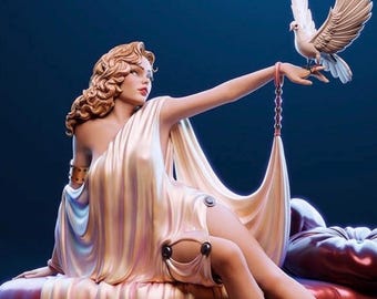 Estatua de Afrodita - Diosa griega del amor, decoración de arte mitológico 1/6