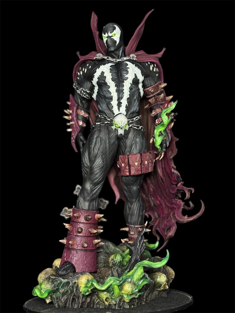 Knight Custom Figure Shadow Knight Custom Figure Statue | Anti-heroic Superhero - Etsy