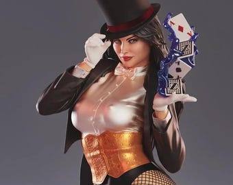 Magician Girl Figurine – 1:4 custom Resin Collector Statue hand painted