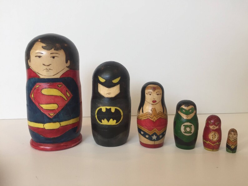 justice league nesting dolls