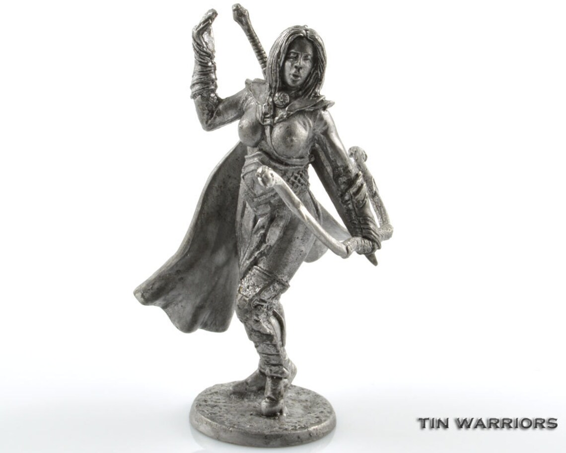 Toy Soldier Amazon Warrior With Bow Metal Sculpture. Etsy