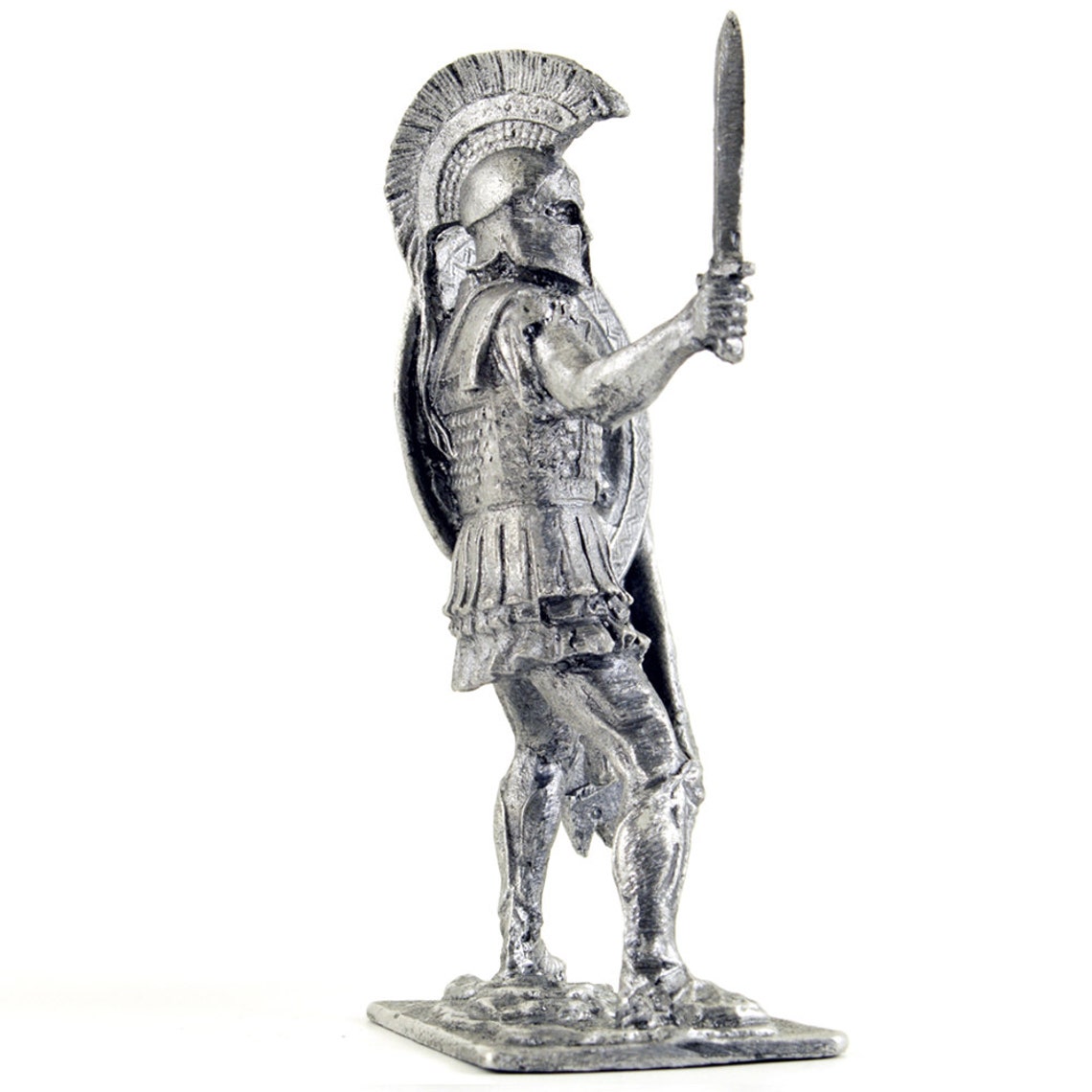 Tin Miniature. Greek Hoplite With Sword 450 BC Metal | Etsy