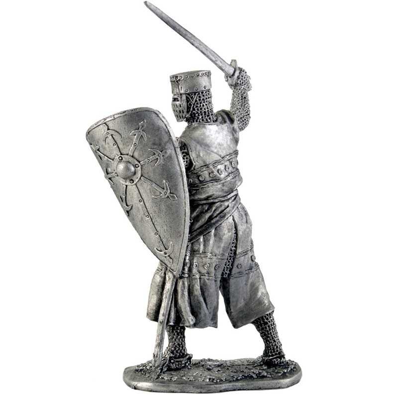 Toy Soldier. European Knight 12th Century Metal Miniature - Etsy