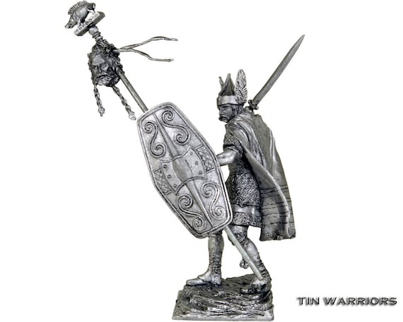 figure 5th century BC  54 mm Celtic Warrior Tin soldier 