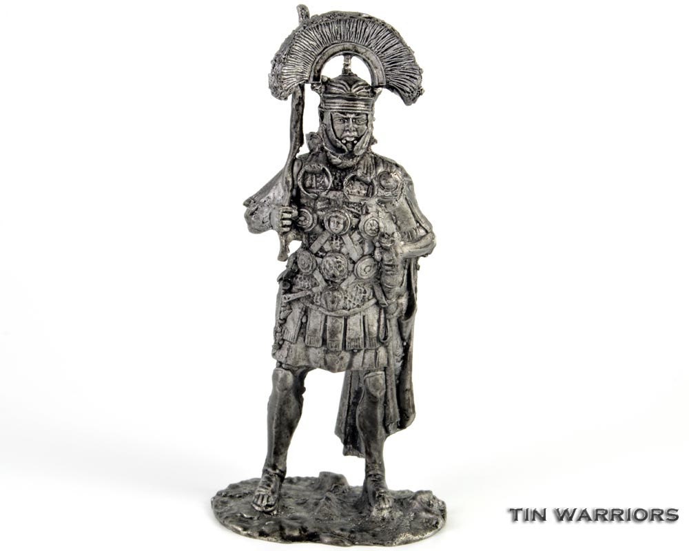 ANCIENT ROME Roman Legionnaire Metal Figure 1/32 Tin Toy Soldiers 