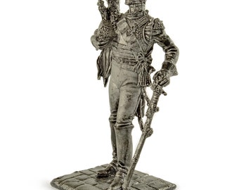 Marshal Laurent de Gouvione Marquis de Saint-Cyr 1810 Year 1/32 Scale Tin Figure 