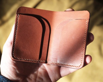 Slim Leather Wallet - Card Holder "Kondo"