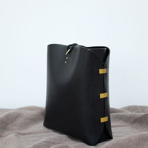 Black Bucket Bag image 7