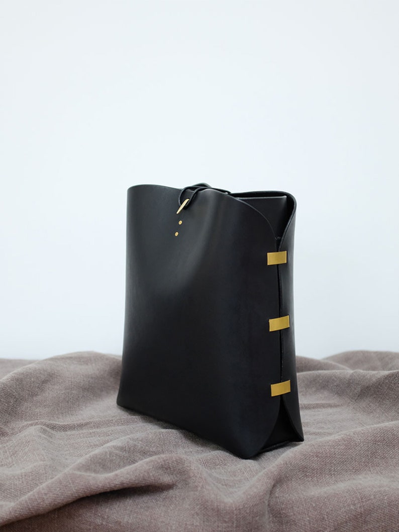 Black Bucket Bag image 7