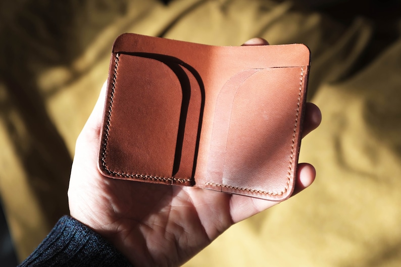 Slim Leather Wallet Card Holder Kondo image 1