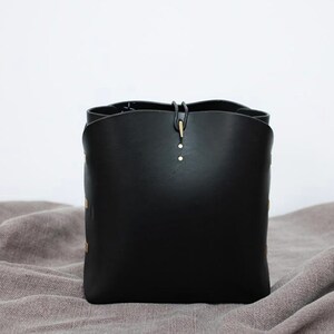 Black Bucket Bag image 3