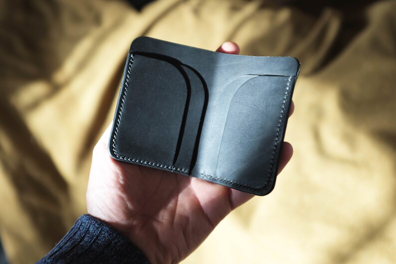 Slim Leather Wallet Card Holder Kondo image 6