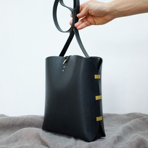 Black Bucket Bag image 6