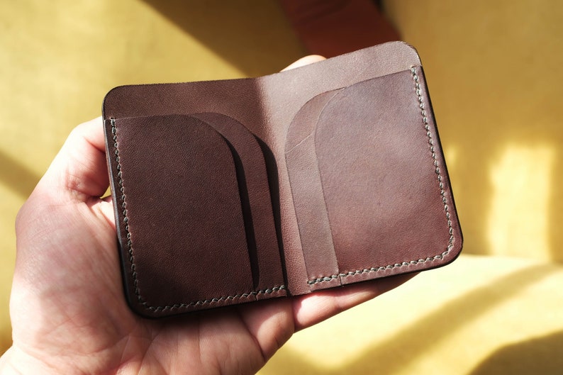 Slim Leather Wallet Card Holder Kondo image 3