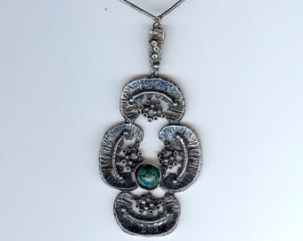 Vintage DAVID VARSANO Israel Sterling Silver Modernist