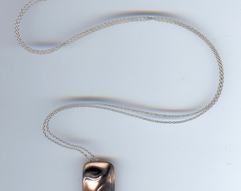 Vintage TIFFANY & Co Elsa PERETTI sterling silver pendant NECKLACE