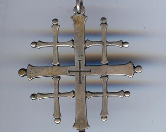 JAMES AVERY sterling silver Jerusalem cross PENDANT