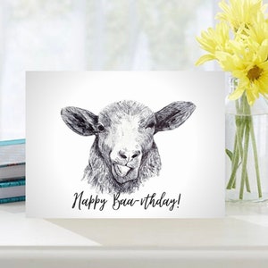Sheep Birthday Card