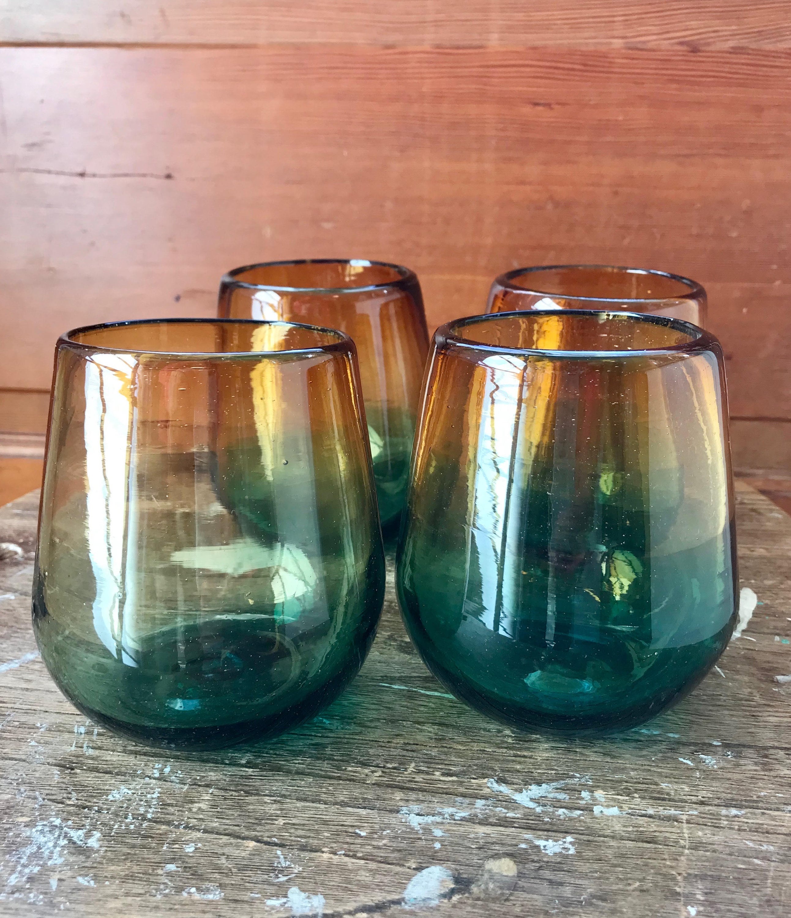 Hand blown wine glasses sportnored