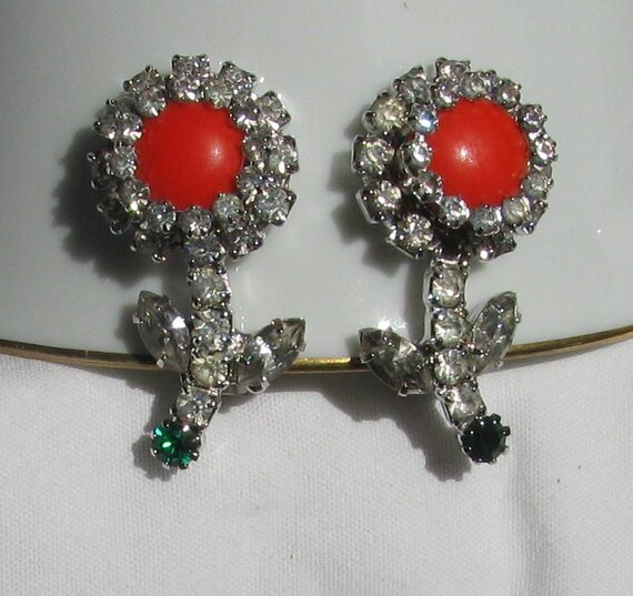 Hard to Find Hobé 1965 Dated Signed Demi Parure S… - image 6