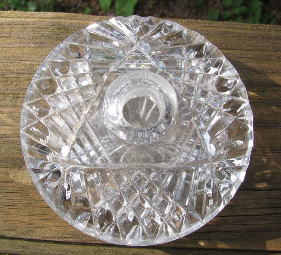 Stunning Vintage Cut Crystal Lady's Perfume Bottl… - image 5