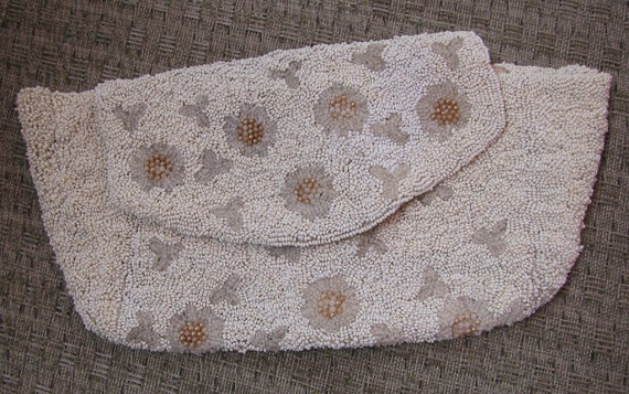 Fantastic Made in France Vintage Seed Beaded Soft… - image 3