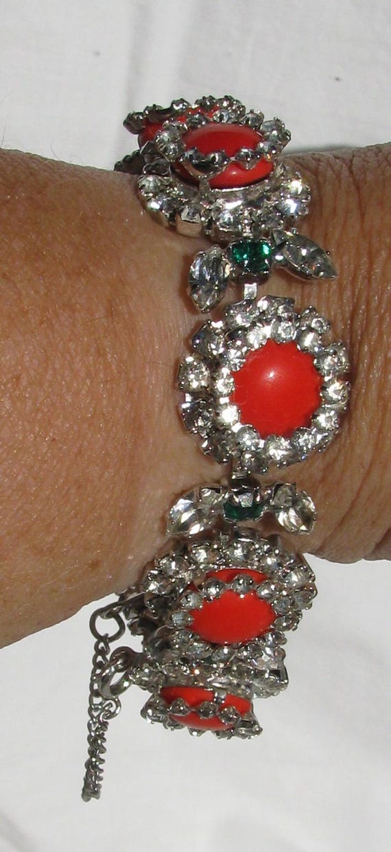 Hard to Find Hobé 1965 Dated Signed Demi Parure S… - image 4