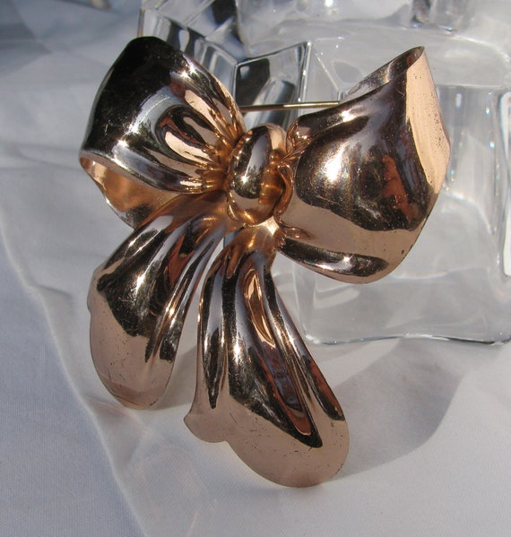 Exceptional Early MONET Sterling Silver Rose Gold… - image 4