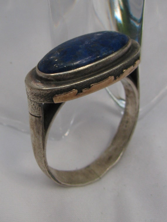 Amazing Custom Artisan Crafted Men's Lapis Lazuli… - image 5