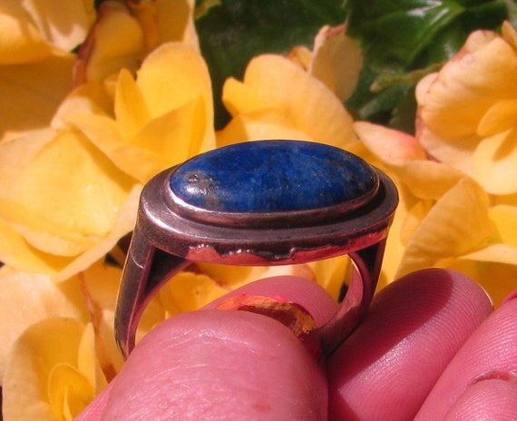 Amazing Custom Artisan Crafted Men's Lapis Lazuli… - image 6