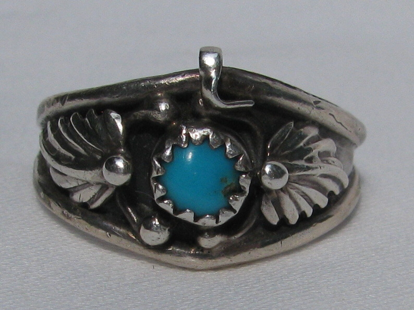 Vintage Richard Begay Signed Navajo Turquoise Sterling Silver - Etsy