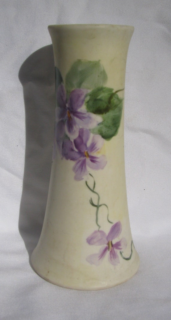 Antique "C. Kleinsorg" Signed Hand Painted Floral… - image 2