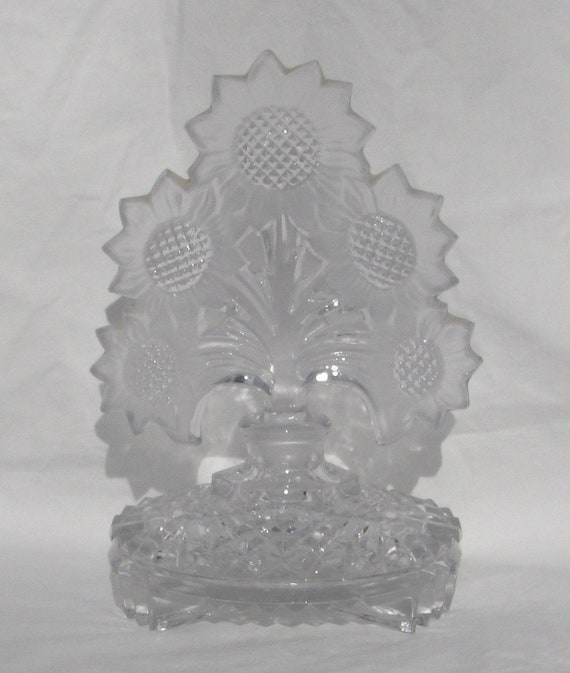 Stunning Vintage Cut Crystal Lady's Perfume Bottl… - image 2